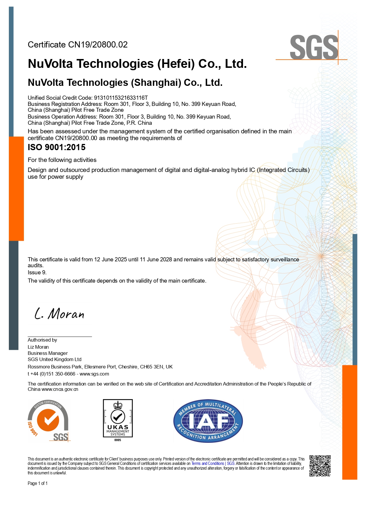 ISO9001-Shanghai